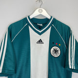 Shop 1998/00 GERMANY AWAY SHIRT (M) ADIDAS, classic football shirts, vintage football shirts & retro soccer jerseys at Cult Kits