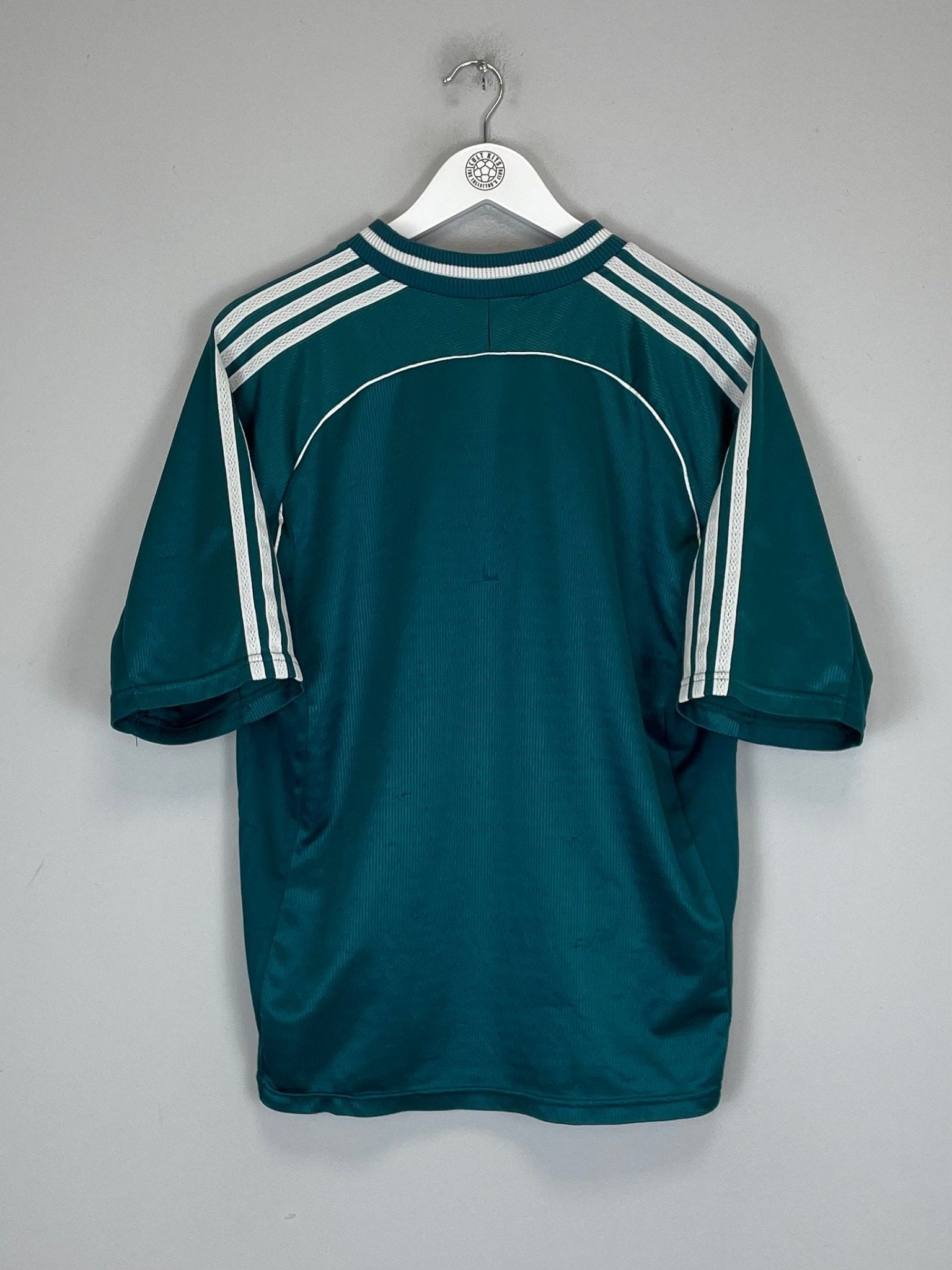 Shop 1998/00 GERMANY AWAY SHIRT (M) ADIDAS, classic football shirts, vintage football shirts & retro soccer jerseys at Cult Kits