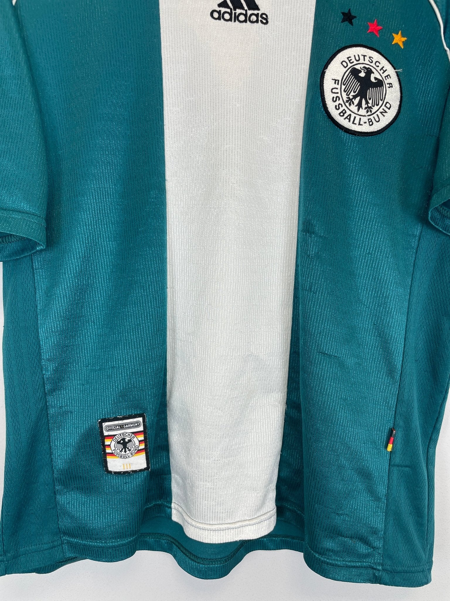 Shop 1998/00 GERMANY AWAY SHIRT (M) ADIDAS, classic football shirts, vintage football shirts & retro soccer jerseys at Cult Kits