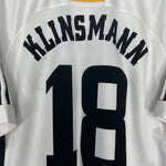 Shop 1998/00 GERMANY KLINSMANN #18 HOME SHIRT (L) ADIDAS, classic football shirts, vintage football shirts & retro soccer jerseys at Cult Kits