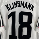 Shop 1998/00 GERMANY KLINSMANN #18 HOME SHIRT (L) ADIDAS, classic football shirts, vintage football shirts & retro soccer jerseys at Cult Kits