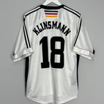 Shop 1998/00 GERMANY KLINSMANN #18 HOME SHIRT (L) ADIDAS, classic football shirts, vintage football shirts & retro soccer jerseys at Cult Kits