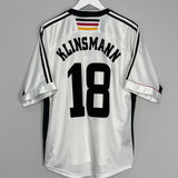 Shop 1998/00 GERMANY KLINSMANN #18 HOME SHIRT (L) ADIDAS, classic football shirts, vintage football shirts & retro soccer jerseys at Cult Kits