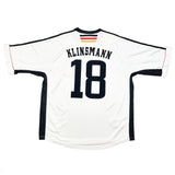 Buy 1998/00 Germany Klinsmann 18 Home Shirt (XL) Adidas ~ Free worldwide shipping ~ Authentic Vintage Football Shirts from Cult Kits