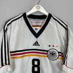 Shop 1998/00 GERMANY MATTHAUS #8 HOME SHIRT (L) ADIDAS, classic football shirts, vintage football shirts & retro soccer jerseys at Cult Kits