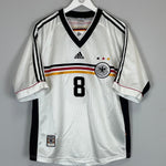 Shop 1998/00 GERMANY MATTHAUS #8 HOME SHIRT (L) ADIDAS, classic football shirts, vintage football shirts & retro soccer jerseys at Cult Kits