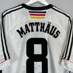 Shop 1998/00 GERMANY MATTHAUS #8 HOME SHIRT (L) ADIDAS, classic football shirts, vintage football shirts & retro soccer jerseys at Cult Kits