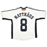 Buy 1998/00 GERMANY MATTHAUS 8 HOME SHIRT (L) ADIDAS ~ Free worldwide shipping available ~ Authentic Vintage Football Shirts from Cult Kits