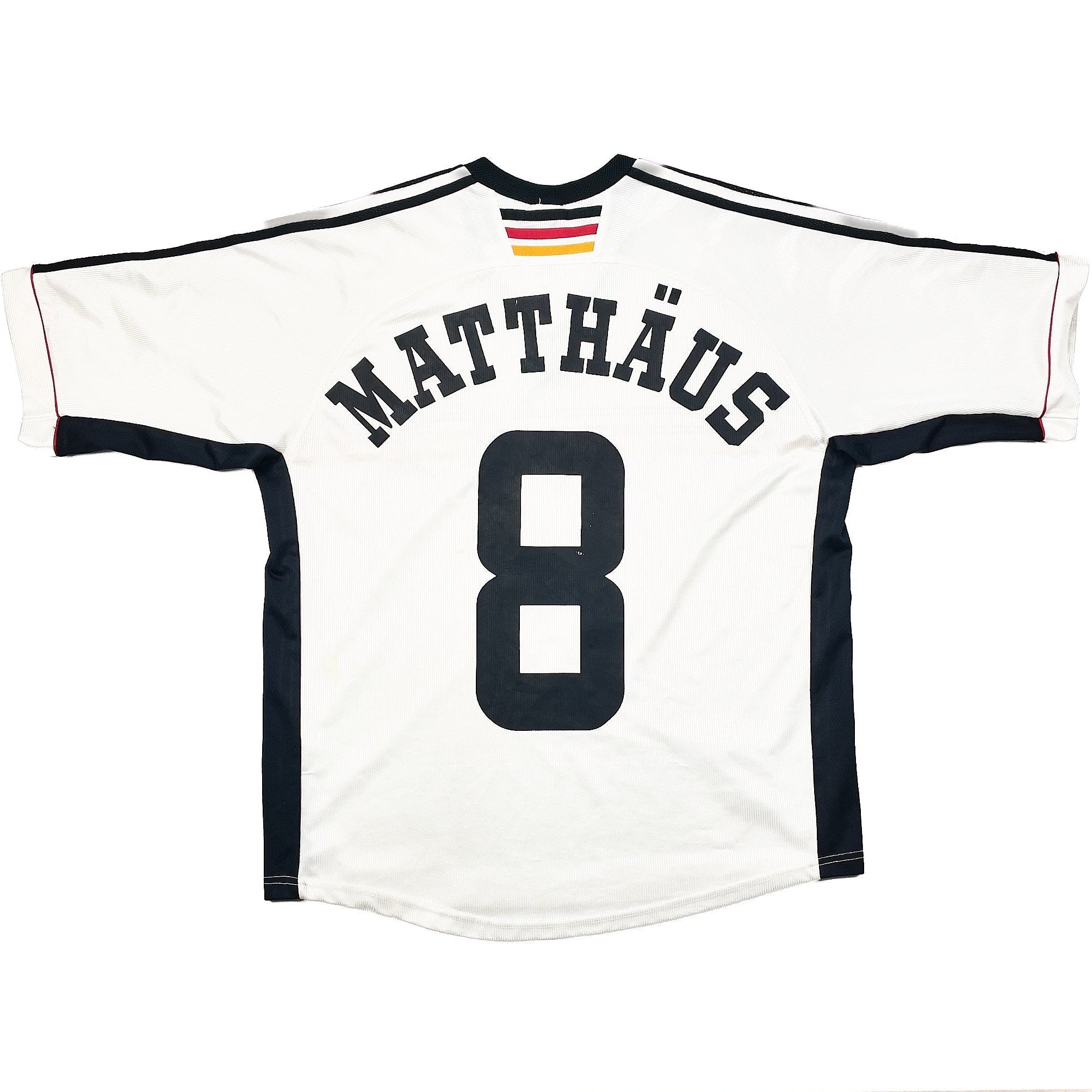 Buy 1998/00 GERMANY MATTHAUS 8 HOME SHIRT (L) ADIDAS ~ Free worldwide shipping available ~ Authentic Vintage Football Shirts from Cult Kits