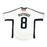 Buy 1998/00 Germany Matthaus 8 Home Shirt (S) Adidas ~ Free worldwide shipping ~ Authentic Vintage Football Shirts from Cult Kits