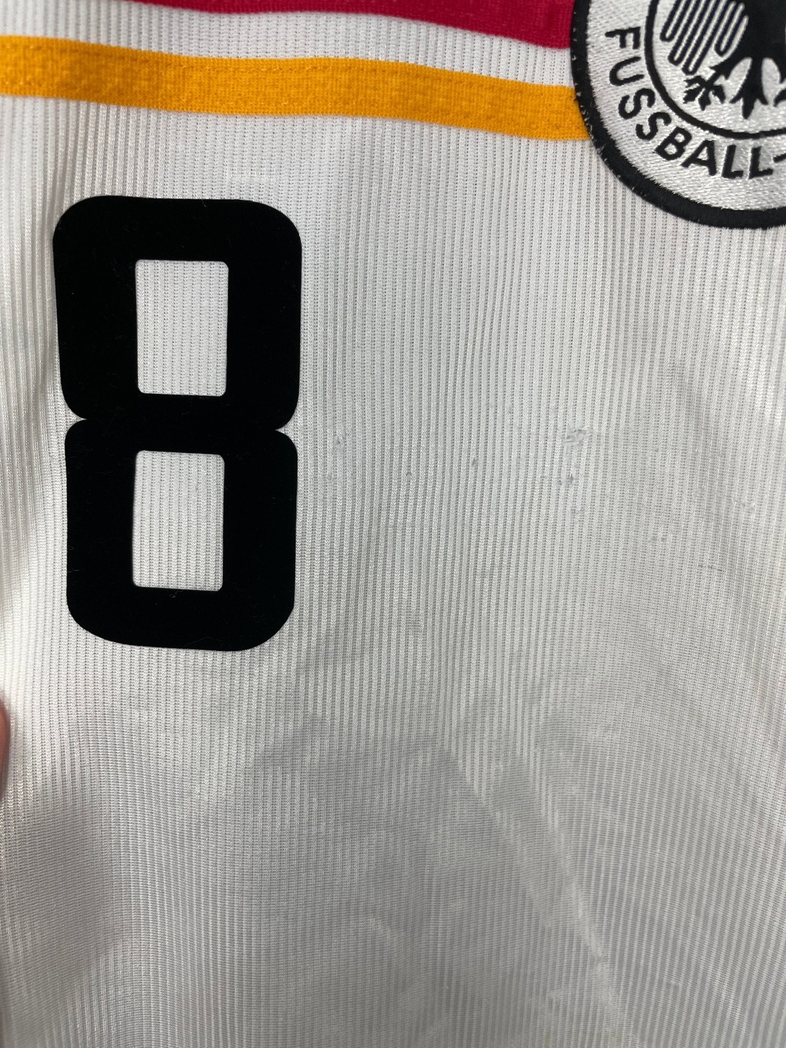 Shop 1998/00 GERMANY MATTHAUS #8 HOME SHIRT (XL) ADIDAS, classic football shirts, vintage football shirts & retro soccer jerseys at Cult Kits