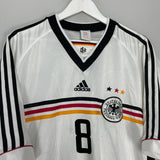 Shop 1998/00 GERMANY MATTHAUS #8 HOME SHIRT (XL) ADIDAS, classic football shirts, vintage football shirts & retro soccer jerseys at Cult Kits