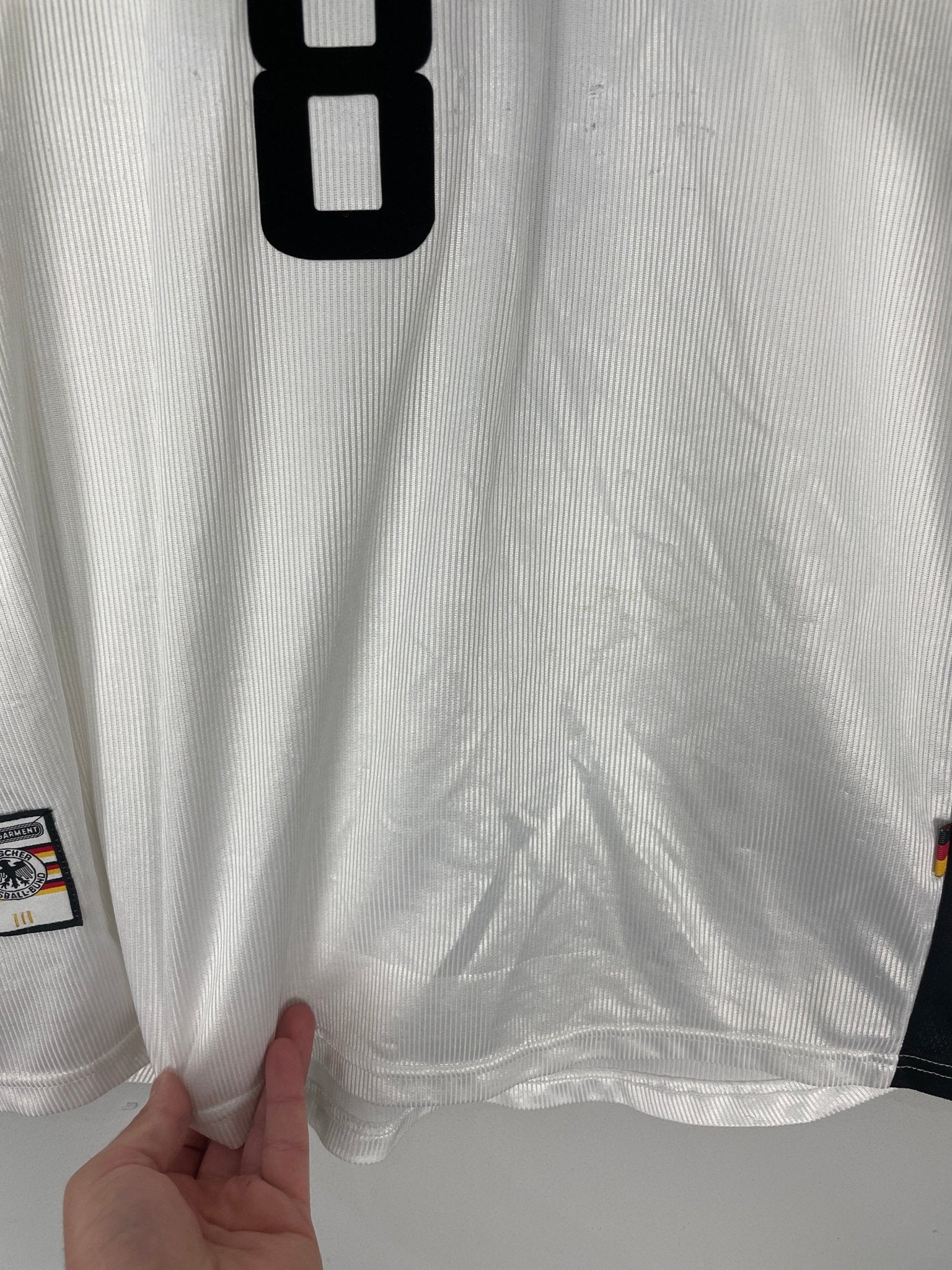 Shop 1998/00 GERMANY MATTHAUS #8 HOME SHIRT (XL) ADIDAS, classic football shirts, vintage football shirts & retro soccer jerseys at Cult Kits