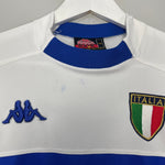 Shop 1998/00 ITALY L/S AWAY SHIRT (L) KAPPA, classic football shirts, vintage football shirts & retro soccer jerseys at Cult Kits