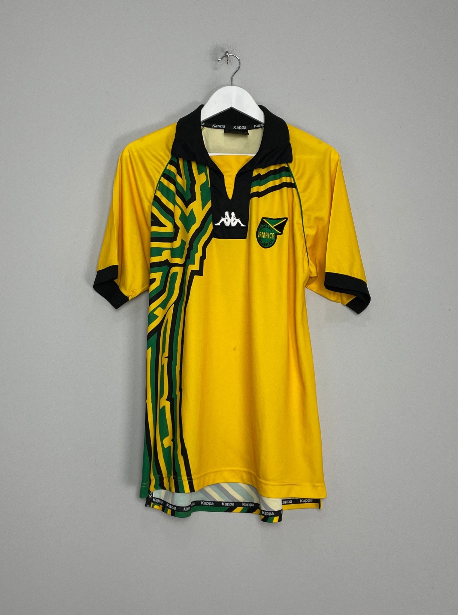 Shop 1998/00 JAMAICA HOME SHIRT (XL) KAPPA, classic football shirts, vintage football shirts & retro soccer jerseys at Cult Kits