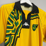 Shop 1998/00 JAMAICA HOME SHIRT (XL) KAPPA, classic football shirts, vintage football shirts & retro soccer jerseys at Cult Kits