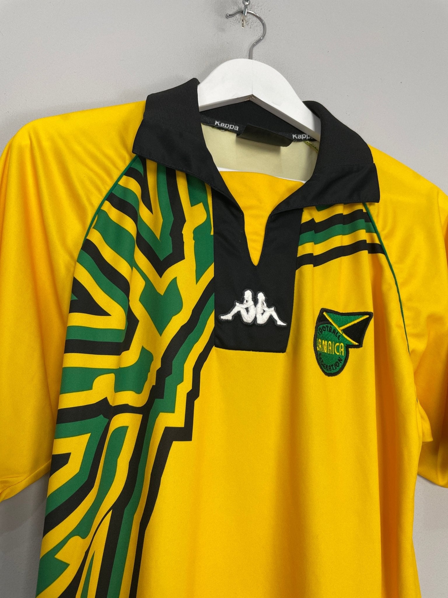 Shop 1998/00 JAMAICA HOME SHIRT (XL) KAPPA, classic football shirts, vintage football shirts & retro soccer jerseys at Cult Kits