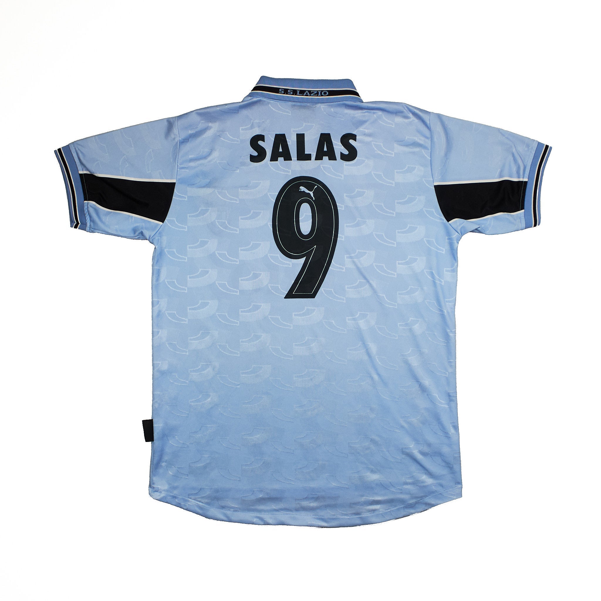 Buy 1998/00 Lazio Salas 9 Home Shirt (L) Puma ~ Free worldwide shipping ~ Authentic Vintage Football Shirts from Cult Kits