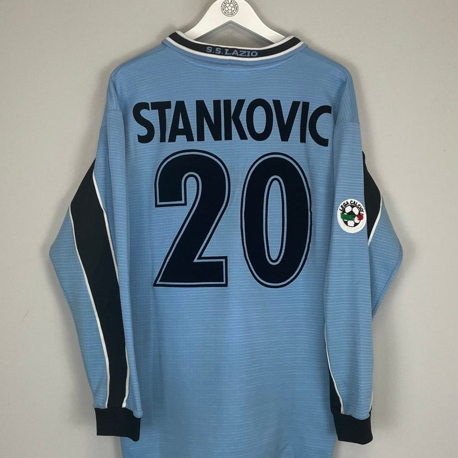 1998/00 LAZIO STANKOVIC 20 L/S HOME SHIRT (L) PUMA - Cult Kits - Large - Buy Vintage Football Shirts, Authentic Retro Football Shirts For Sale, Classic Football Shirts & Soccer Jersey