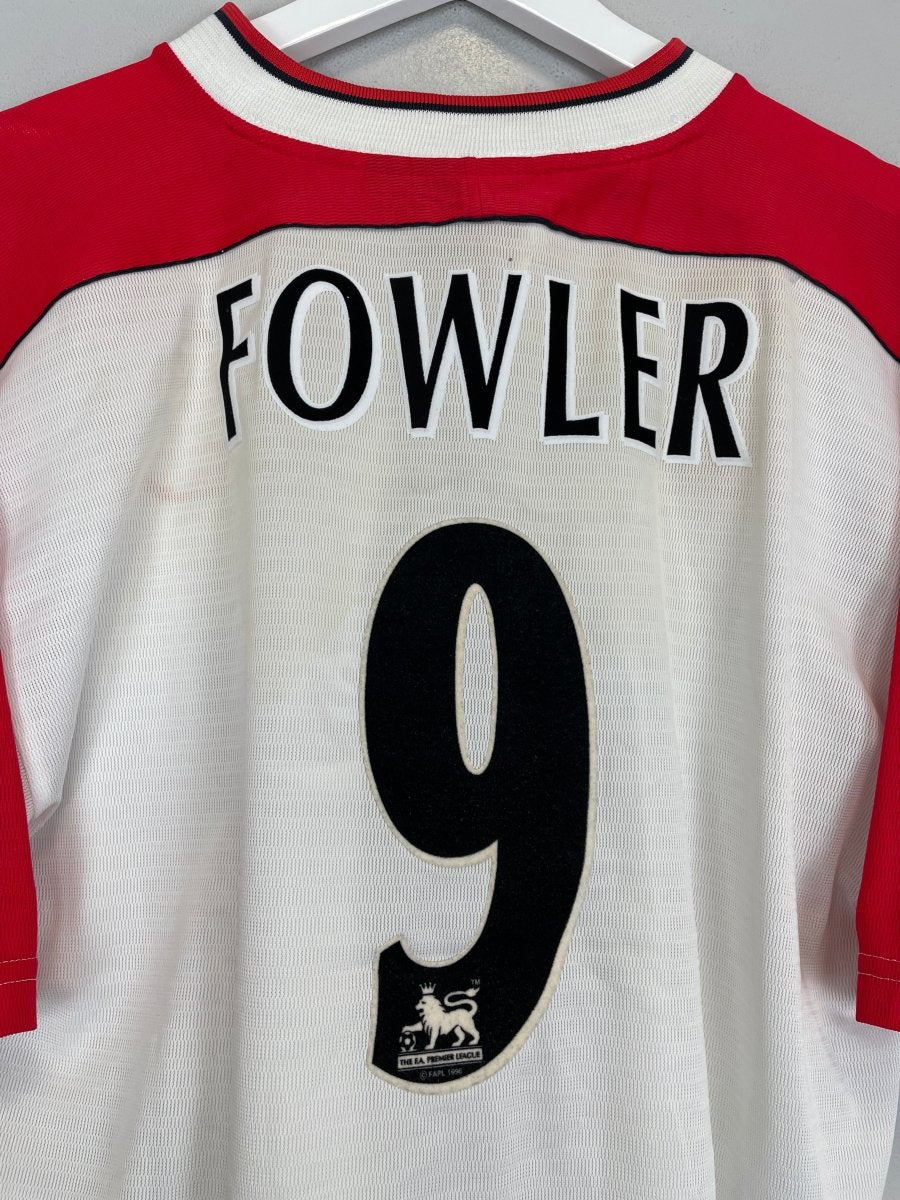 1998/00 LIVERPOOL FOWLER 9 AWAY SHIRT (L) REEBOK - Cult Kits - Large - Buy Vintage Football Shirts, Authentic Retro Football Shirts For Sale, Classic Football Shirts & Soccer Jersey