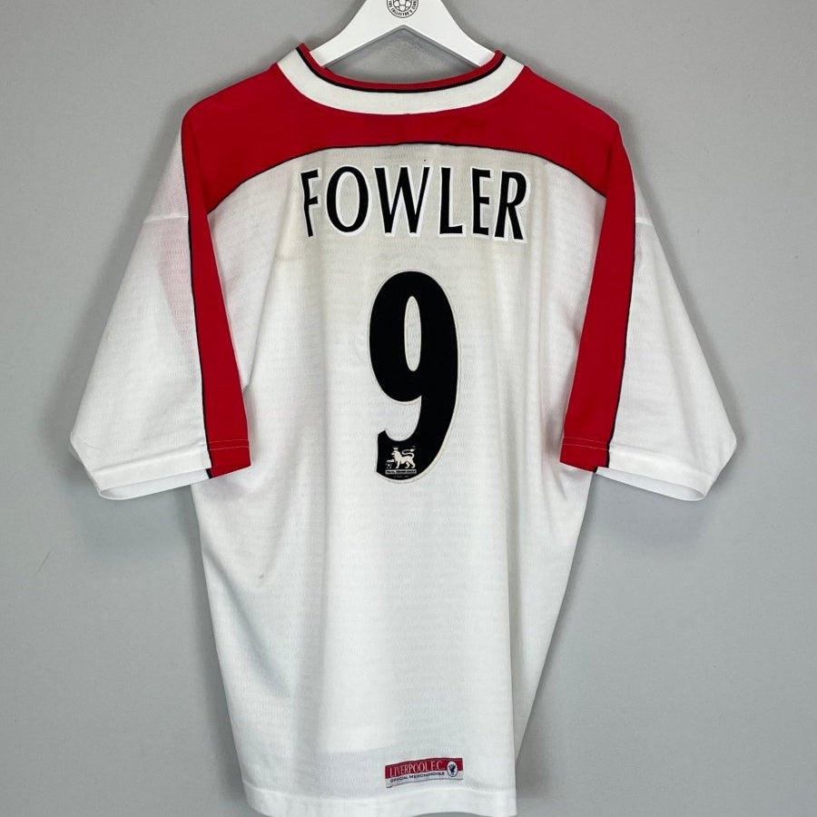 1998/00 LIVERPOOL FOWLER 9 AWAY SHIRT (L) REEBOK - Cult Kits - Large - Buy Vintage Football Shirts, Authentic Retro Football Shirts For Sale, Classic Football Shirts & Soccer Jersey