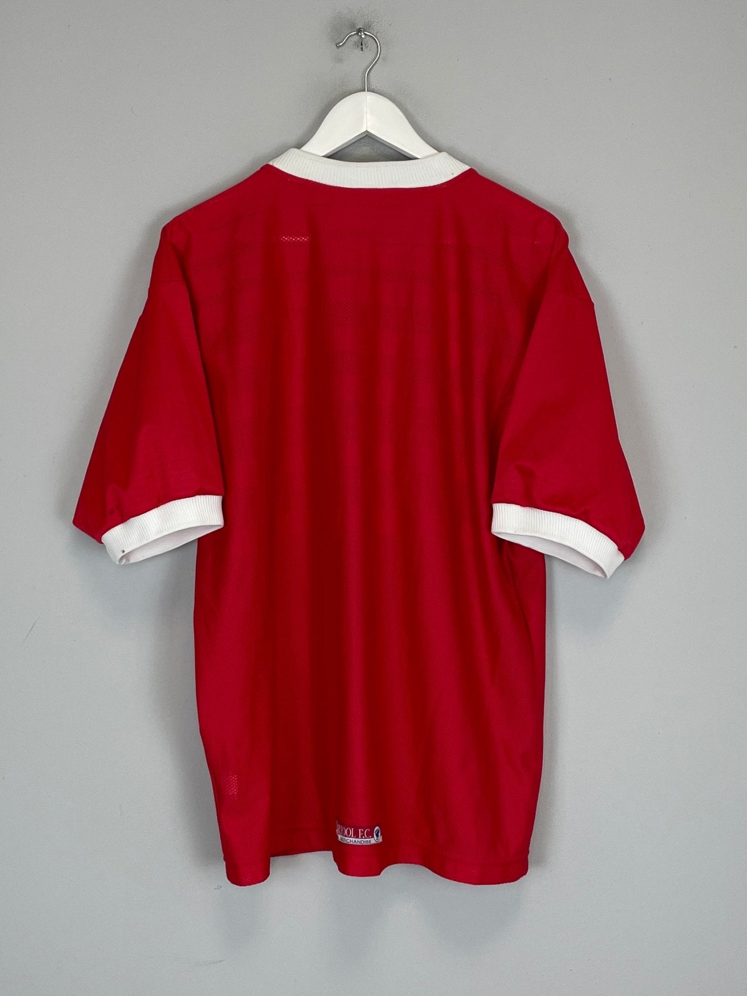 Shop 1998/00 LIVERPOOL HOME SHIRT (L) REEBOK, classic football shirts, vintage football shirts & retro soccer jerseys at Cult Kits