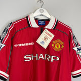 1998/00 MANCHESTER UNITED STAM 6 *BNWT* HOME SHIRT (XL) UMBRO - Cult Kits - XL - Buy Vintage Football Shirts, Authentic Retro Football Shirts For Sale, Classic Football Shirts & Soccer Jersey