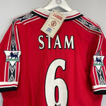 1998/00 MANCHESTER UNITED STAM 6 *BNWT* HOME SHIRT (XL) UMBRO - Cult Kits - XL - Buy Vintage Football Shirts, Authentic Retro Football Shirts For Sale, Classic Football Shirts & Soccer Jersey