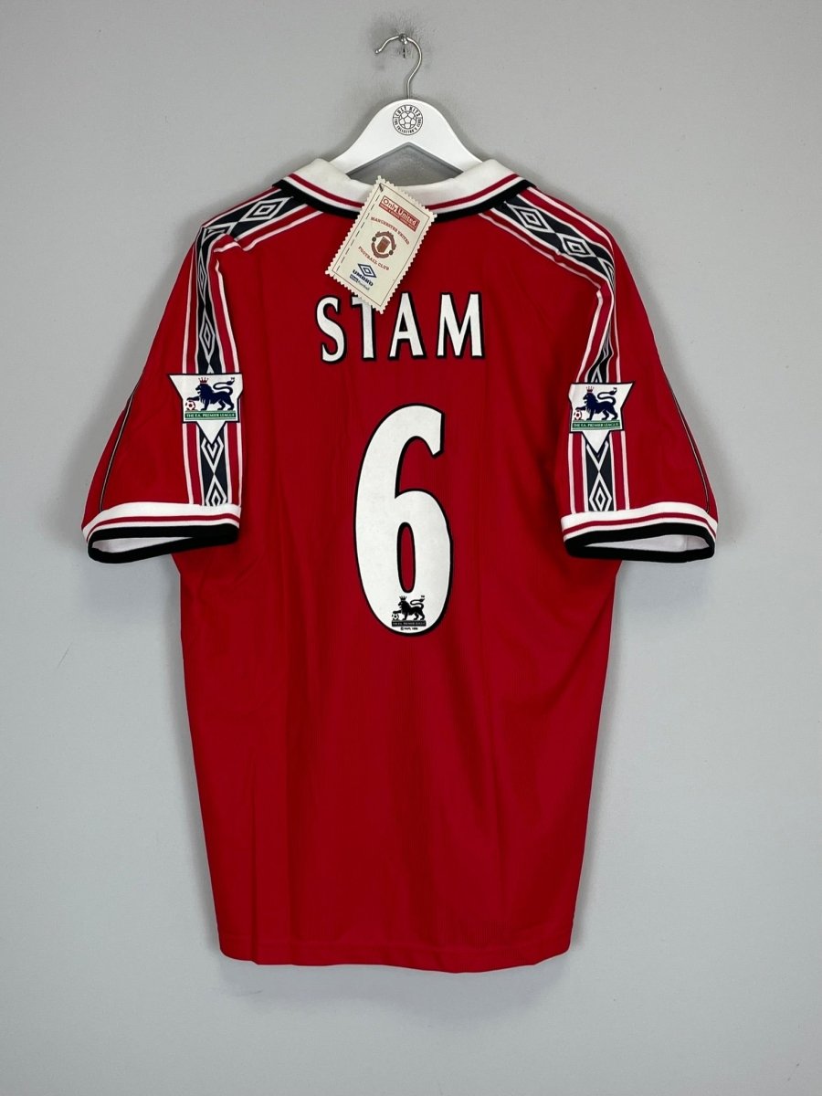 1998/00 MANCHESTER UNITED STAM 6 *BNWT* HOME SHIRT (XL) UMBRO - Cult Kits - XL - Buy Vintage Football Shirts, Authentic Retro Football Shirts For Sale, Classic Football Shirts & Soccer Jersey