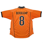 Buy 1998/00 NETHERLANDS BERGKAMP 8 HOME SHIRT (L) NIKE ~ Free worldwide shipping available ~ Authentic Vintage Football Shirts from Cult Kits