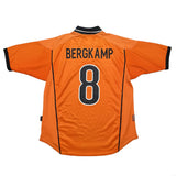 Buy 1998/00 NETHERLANDS BERGKAMP 8 HOME SHIRT (L) NIKE ~ Free worldwide shipping available ~ Authentic Vintage Football Shirts from Cult Kits