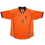 Buy 1998/00 Netherlands Bergkamp 8 Home Shirt (M) Nike ~ Free worldwide shipping ~ Authentic Vintage Football Shirts from Cult Kits