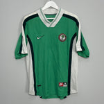 Shop 1998/00 NIGERIA HOME SHIRT (M) NIKE, classic football shirts, vintage football shirts & retro soccer jerseys at Cult Kits