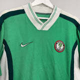 Shop 1998/00 NIGERIA HOME SHIRT (M) NIKE, classic football shirts, vintage football shirts & retro soccer jerseys at Cult Kits