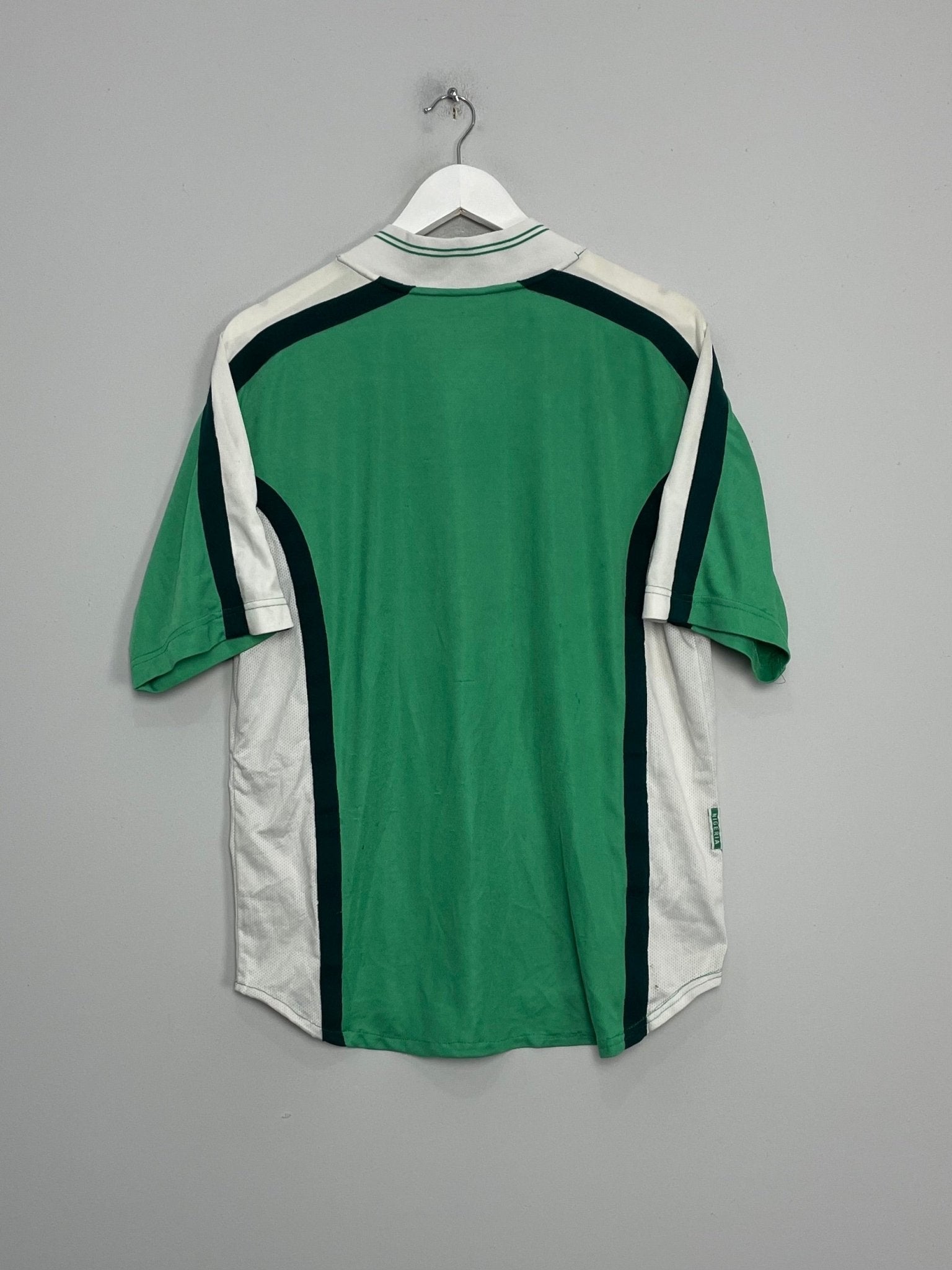 Shop 1998/00 NIGERIA HOME SHIRT (M) NIKE, classic football shirts, vintage football shirts & retro soccer jerseys at Cult Kits