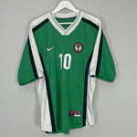 Shop 1998/00 NIGERIA OKOCHA #10 HOME SHIRT (L) NIKE, classic football shirts, vintage football shirts & retro soccer jerseys at Cult Kits