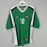 Shop 1998/00 NIGERIA OKOCHA #10 HOME SHIRT (L) NIKE, classic football shirts, vintage football shirts & retro soccer jerseys at Cult Kits