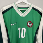 Shop 1998/00 NIGERIA OKOCHA #10 HOME SHIRT (L) NIKE, classic football shirts, vintage football shirts & retro soccer jerseys at Cult Kits