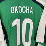 Shop 1998/00 NIGERIA OKOCHA #10 HOME SHIRT (L) NIKE, classic football shirts, vintage football shirts & retro soccer jerseys at Cult Kits