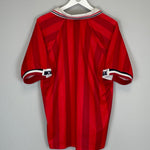 Shop 1998/00 NORWAY HOME SHIRT (L) UMBRO, classic football shirts, vintage football shirts & retro soccer jerseys at Cult Kits