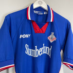 1998/00 OLDHAM HOME SHIRT (L) PONY - Cult Kits - Large - Buy Vintage Football Shirts, Authentic Retro Football Shirts For Sale, Classic Football Shirts & Soccer Jersey