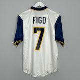 Shop 1998/00 PORTUGAL FIGO #7 AWAY SHIRT (M) NIKE, classic football shirts, vintage football shirts & retro soccer jerseys at Cult Kits