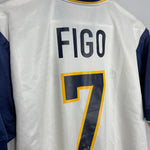 Shop 1998/00 PORTUGAL FIGO #7 AWAY SHIRT (M) NIKE, classic football shirts, vintage football shirts & retro soccer jerseys at Cult Kits