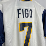 Shop 1998/00 PORTUGAL FIGO #7 AWAY SHIRT (M) NIKE, classic football shirts, vintage football shirts & retro soccer jerseys at Cult Kits
