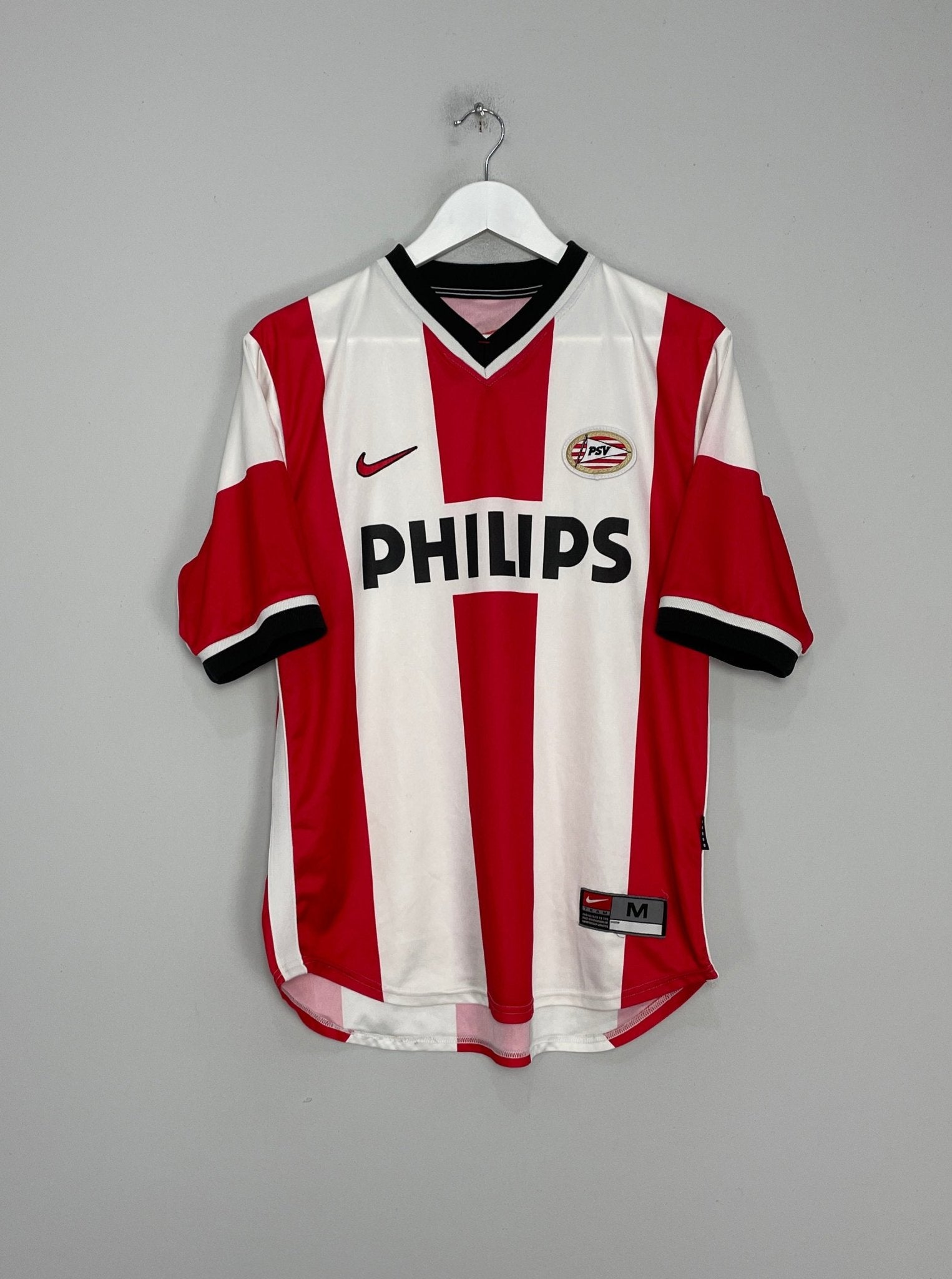 Shop 1998/00 PSV HOME SHIRT (M) NIKE, classic football shirts, vintage football shirts & retro soccer jerseys at Cult Kits
