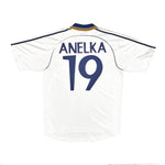 Buy 1998/00 REAL MADRID ANELKA 19 HOME SHIRT (M) ADIDAS ~ Free worldwide shipping available ~ Authentic Vintage Football Shirts from Cult Kits
