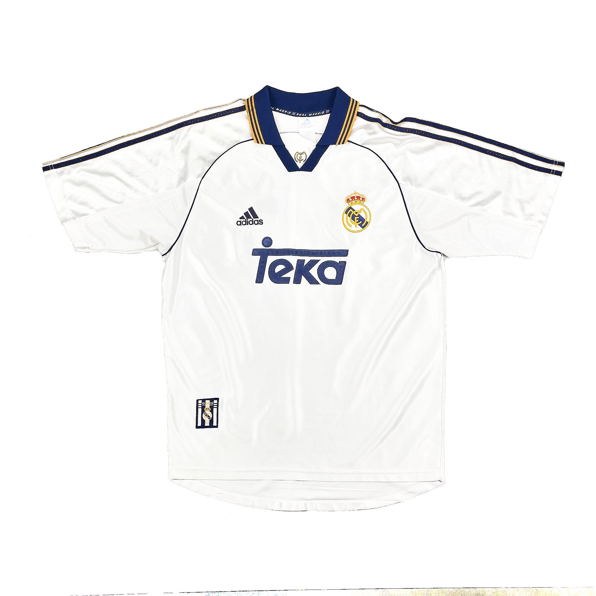 Buy 1998/00 REAL MADRID ANELKA 19 HOME SHIRT (M) ADIDAS ~ Free worldwide shipping available ~ Authentic Vintage Football Shirts from Cult Kits
