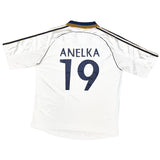 Buy 1998/00 Real Madrid Anelka 19 Home Shirt (XL) Adidas ~ Free worldwide shipping available ~ Authentic Vintage Football Shirts from Cult Kits