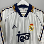 Shop 1998/00 REAL MADRID HOME SHIRT (L) ADIDAS, classic football shirts, vintage football shirts & retro soccer jerseys at Cult Kits