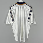 Shop 1998/00 REAL MADRID HOME SHIRT (L) ADIDAS, classic football shirts, vintage football shirts & retro soccer jerseys at Cult Kits